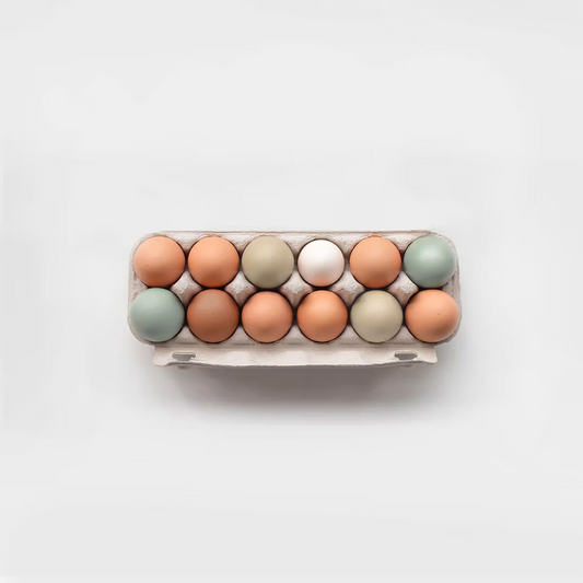 Pasture Raised Rainbow Eggs, Organic