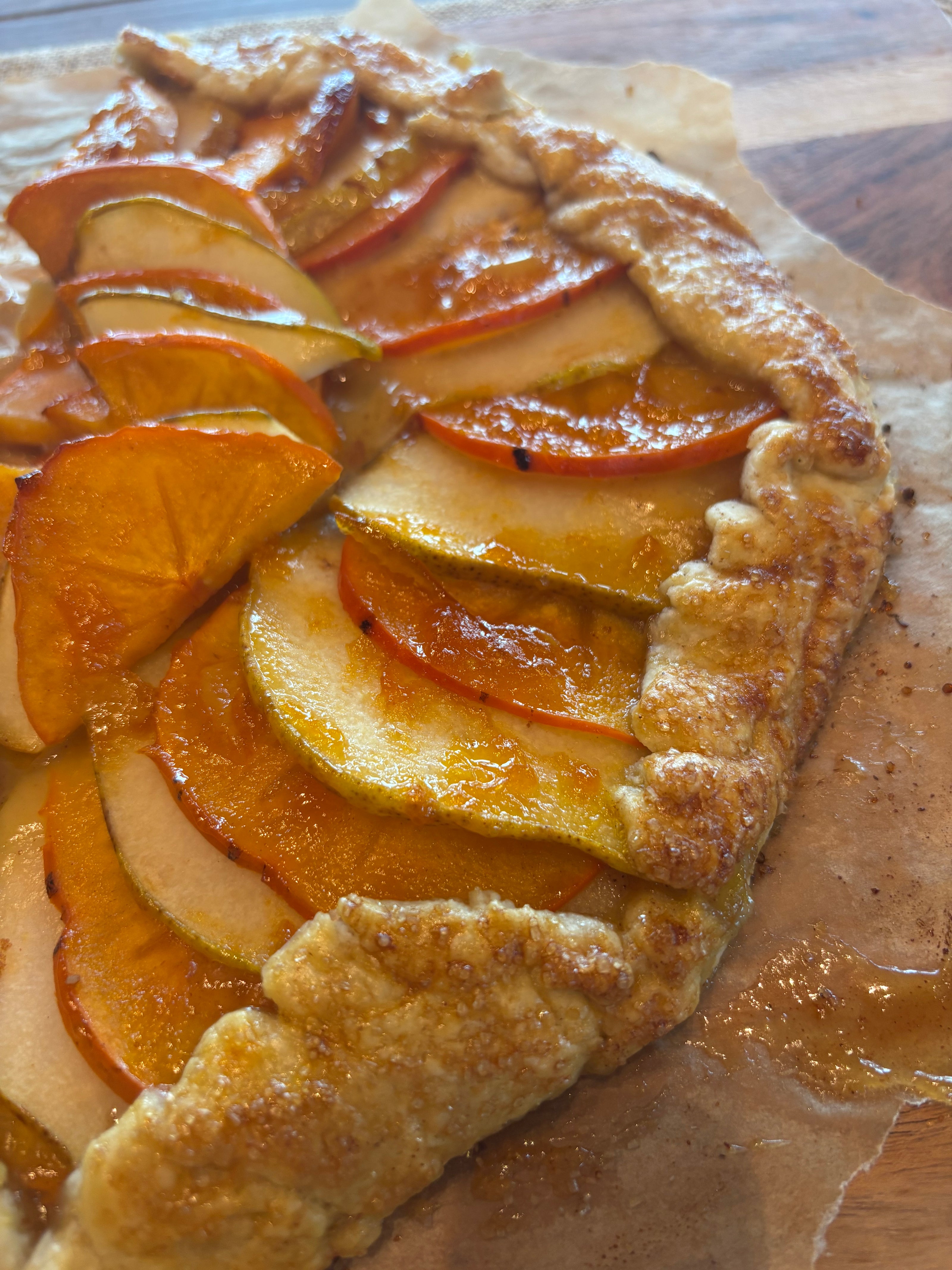 Libby Holland's Persimmon Galette Recipe